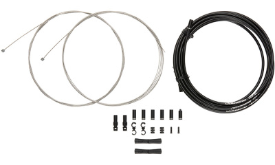 Комплект тросов переключения с оплетками JAGWIRE UCK612 Sport Shift XL красный от магазина Адреналин