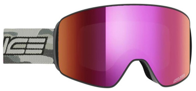 Очки горнолыжные со сменной МАГНИТНОЙ линзой Salice 106DARWF Black Camo/Darw Irex