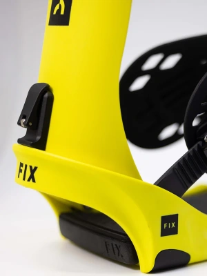 Картинка Крепления для сноуборда FIX Peak+ citrus от магазина Адреналин Крепления для сноуборда FIX Peak+ citrus от магазина Адреналин
