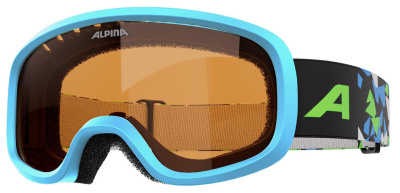 Очки горнолыжные ALPINA Carvy 3.0 XS Blue Matt/Orange S2  от магазина Адреналин