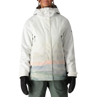 Куртка сноубордическая женская 686 FANTASIA INSULATED JKT white sierra sunset Куртка сноубордическая женская 686 FANTASIA INSULATED JKT white sierra sunset