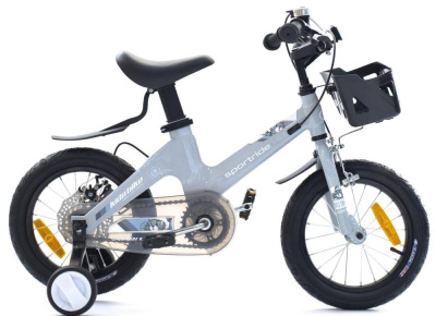 Детский велосипед SPORTRIDE KIDS light 14 серый 