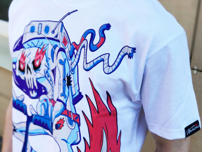 Футболка Комета Космонавт, белая