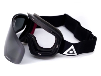 Горнолыжные очки со сменной линзой на магнитах ASHBURY HORNET Phoenix (DARK SMOKE/YELLOW) от магазина Адреналин