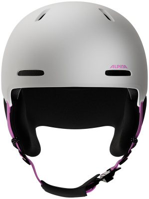 Детский горнолыжный шлем ALPINA Zupo 2 White Pink Matt от магазина Адреналин