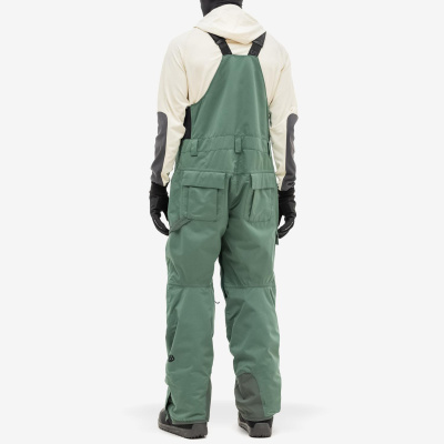 Полукомбинезон сноубордический 686 MNS HOT LAP INSULATED BIB CYPRESS GREEN от магазина Адреналин