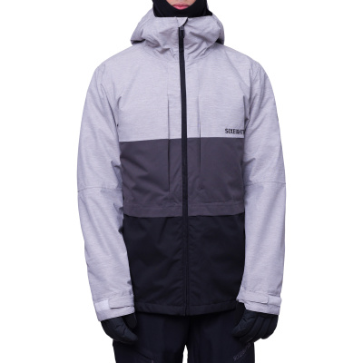 Сноубордическая куртка 686 MNS SMARTY 3-IN-1 FORM JACKET WHITE HEATHER CLRBLK от магазина Адреналин