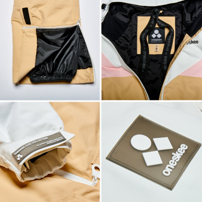 Комбинезон женский ONESKEE Mark VI White/Stone/Pink