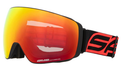 Очки горнолыжные со сменной МАГНИТНОЙ линзой Salice 108DARWF Black/Red DARW Red + Light radium 