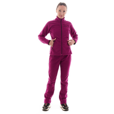 Женские флисовые брюки Dragonfly Level. Purple Black от магазина Адреналин