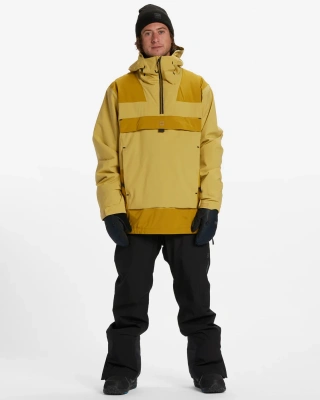 Куртка сноубордическая-анорак Billabong Quest желтый от магазина Адреналин