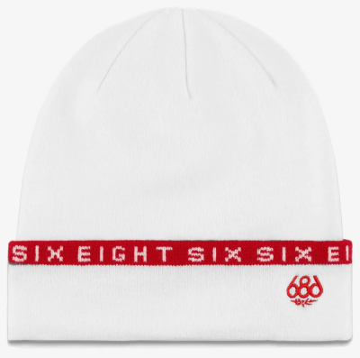 Шапка 686 HIGHLIGHT BEANIE - White