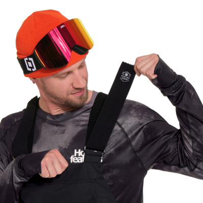 Полукомбинезон сноубордический мужской Horsefeathers TRANSFER PANTS black от магазина Адреналин