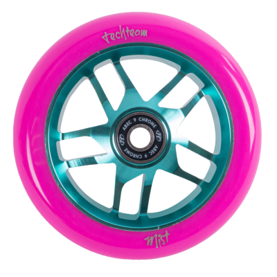 Колесо для ТРЮКОВОГО самоката TechTeam  110*24 мм, Mist pink