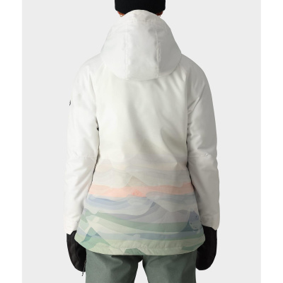 Картинка Куртка сноубордическая женская 686 FANTASIA INSULATED JKT white sierra sunset от магазина Адреналин Куртка сноубордическая женская 686 FANTASIA INSULATED JKT white sierra sunset от магазина Адреналин
