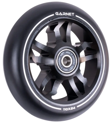 Колесо для ТРЮКОВОГО самоката TechTeam  110*24 мм, Garnet, black от магазина Адреналин