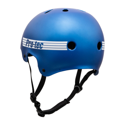 Картинка Шлем для роликов и трюковых самокатов Pro-Tec Old School Skate Matte Metallic Blue  от магазина Адреналин Шлем для роликов и трюковых самокатов Pro-Tec Old School Skate Matte Metallic Blue  от магазина Адреналин