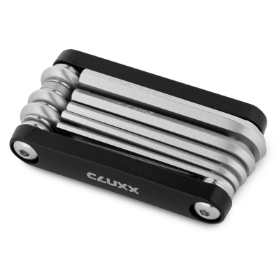 Набор шестигранников Мультитул велосипедный CLUXX Flick 10 Black/Gray от магазина Адреналин