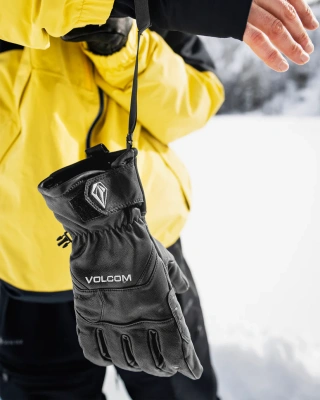 Перчатки сноубордические VOLCOM  GAAAS GORE-TEX GLOVE BLACK от магазина Адреналин