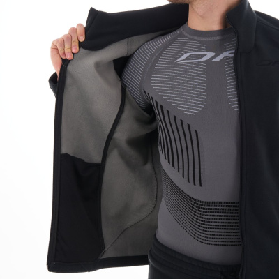 Мужская флисовая кофта Dragonfly Level. Black от магазина Адреналин