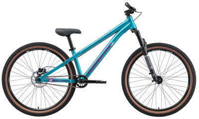 Стритовый велосипед Stark Pusher Pro HD (2025) еловый матовый/фиолетовый/белый Стритовый велосипед Stark Pusher Pro HD (2025) еловый матовый/фиолетовый/белый