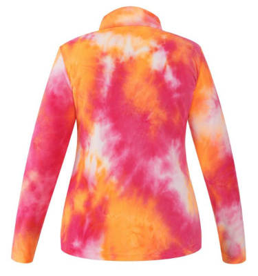 Флисовая кофта женская молния 1/4 Rosomaha принт малина/оранжевый от магазина Адреналин