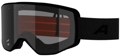 Очки горнолыжные ALPINA Venet Black Matt/Сlear S0 (M-L)
