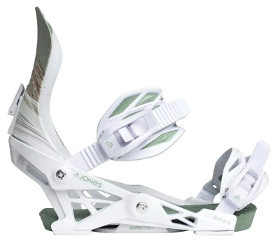 Картинка Крепления для сноуборда женские Jones Women's Aurora White/Art  от магазина Адреналин Крепления для сноуборда женские Jones Women's Aurora White/Art  от магазина Адреналин