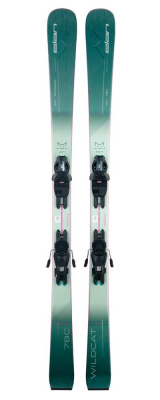 Горные лыжи женские с креплениями ELAN 2024-25 WILDCAT 78 C LS + ELW 9.0 Gw Горные лыжи женские с креплениями ELAN 2024-25 WILDCAT 78 C LS + ELW 9.0 Gw