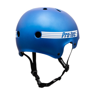 Картинка Шлем для роликов и трюковых самокатов Pro-Tec Old School Skate Matte Metallic Blue  от магазина Адреналин Шлем для роликов и трюковых самокатов Pro-Tec Old School Skate Matte Metallic Blue  от магазина Адреналин