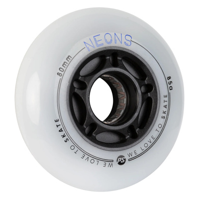 Комплект колес для роликов POWERSLIDE Neons 80/85A 4-pack Blue от магазина Адреналин