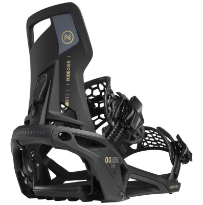 Крепления для сноуборда NIDECKER OG Supermatic Black Крепления для сноуборда NIDECKER OG Supermatic Black