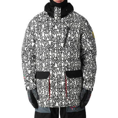 Куртка сноубордическая 686 SPCTRA KEITH HARING INS JKT KEITH HARING WHITE COLORBLOCK,